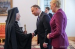 spotkanie pary prezydenckiej z patriarchą bartłomiejem 